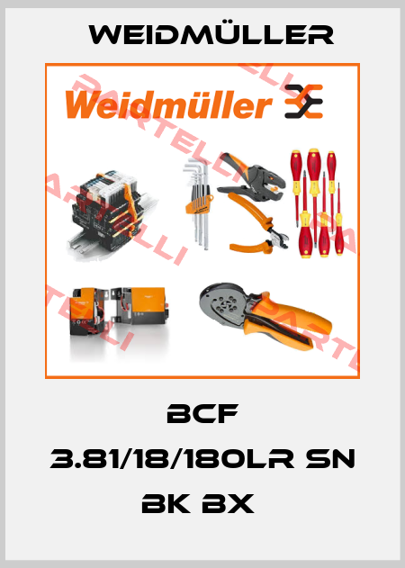 BCF 3.81/18/180LR SN BK BX  Weidmüller