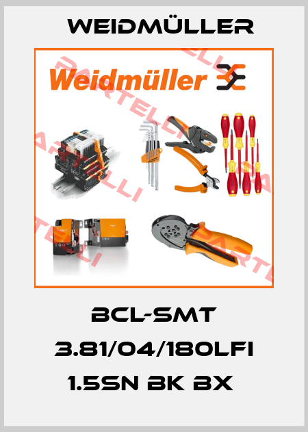 BCL-SMT 3.81/04/180LFI 1.5SN BK BX  Weidmüller