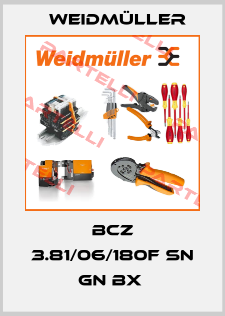 BCZ 3.81/06/180F SN GN BX  Weidmüller