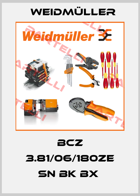 BCZ 3.81/06/180ZE SN BK BX  Weidmüller