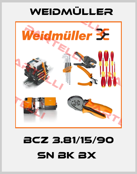 BCZ 3.81/15/90 SN BK BX  Weidmüller