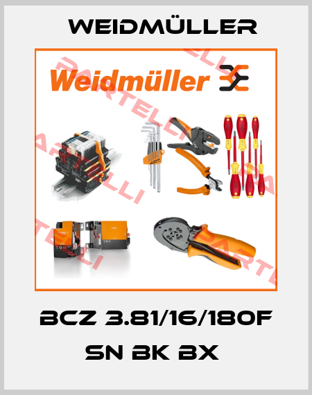 BCZ 3.81/16/180F SN BK BX  Weidmüller