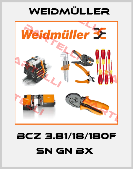 BCZ 3.81/18/180F SN GN BX  Weidmüller