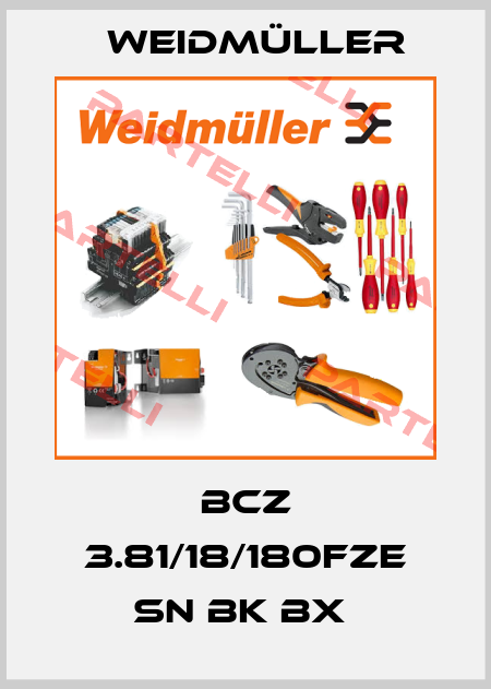 BCZ 3.81/18/180FZE SN BK BX  Weidmüller