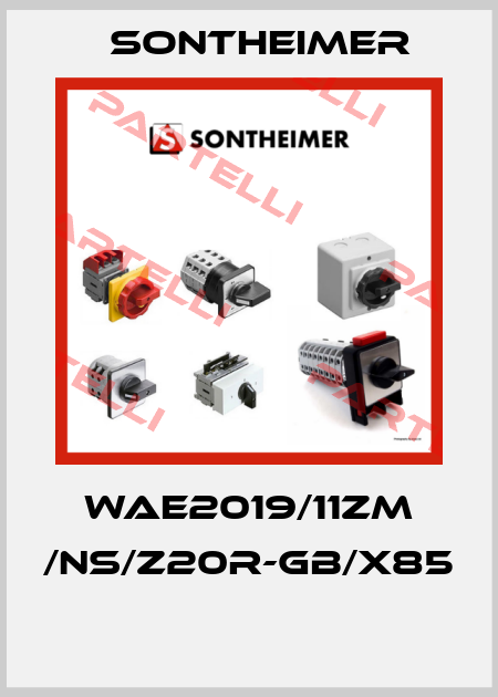 WAE2019/11ZM /NS/Z20R-GB/X85  Sontheimer