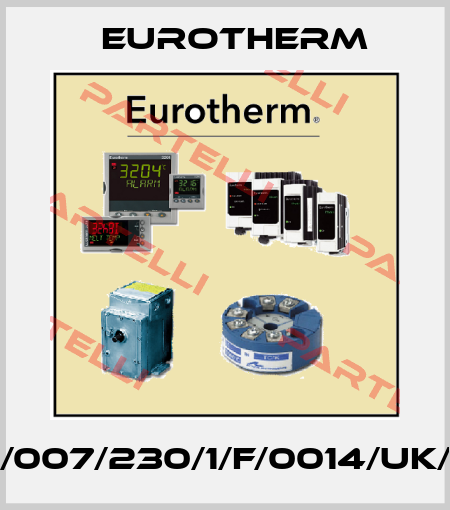 605/007/230/1/F/0014/UK/000 Eurotherm