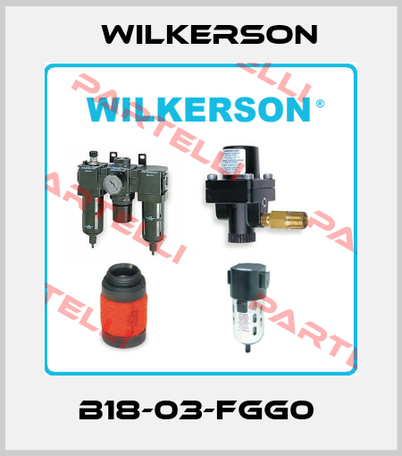 B18-03-FGG0  Wilkerson