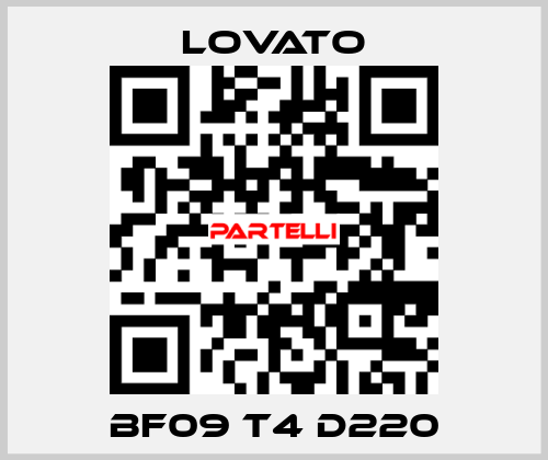 BF09 T4 D220  Lovato