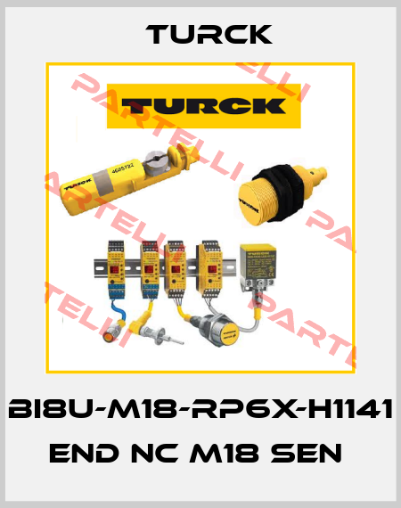 BI8U-M18-RP6X-H1141 END NC M18 SEN  Turck