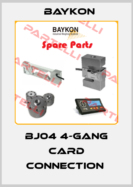 BJ04 4-GANG CARD CONNECTION  Baykon
