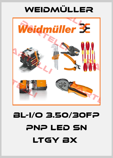 BL-I/O 3.50/30FP PNP LED SN LTGY BX  Weidmüller