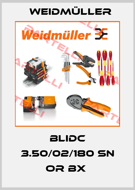 BLIDC 3.50/02/180 SN OR BX  Weidmüller