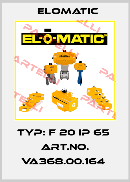 Typ: F 20 IP 65  Art.No. VA368.00.164  Elomatic