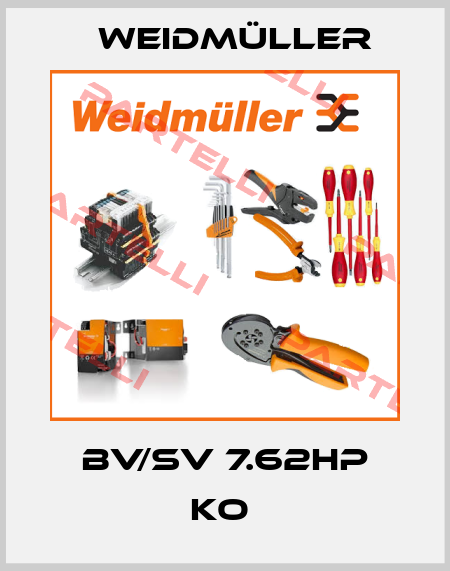 BV/SV 7.62HP KO  Weidmüller
