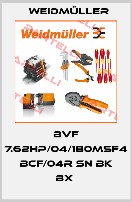 BVF 7.62HP/04/180MSF4 BCF/04R SN BK BX  Weidmüller