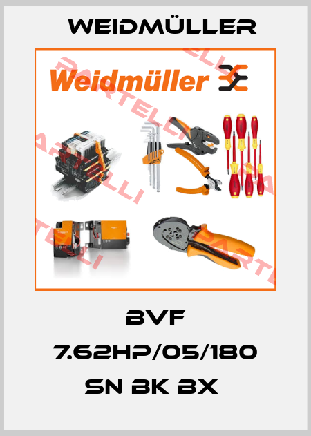 BVF 7.62HP/05/180 SN BK BX  Weidmüller