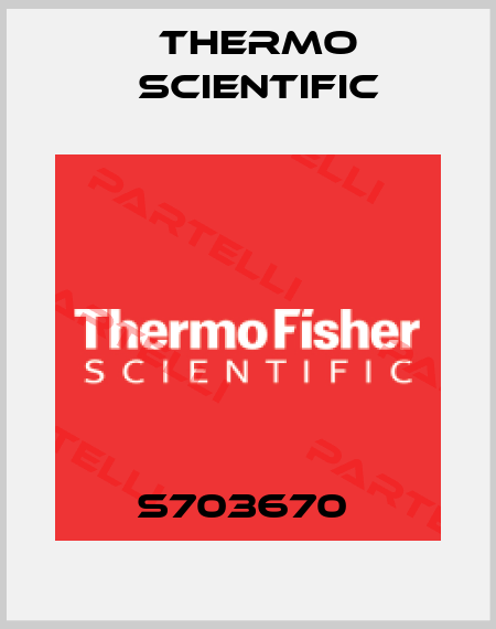 S703670  Thermo Scientific