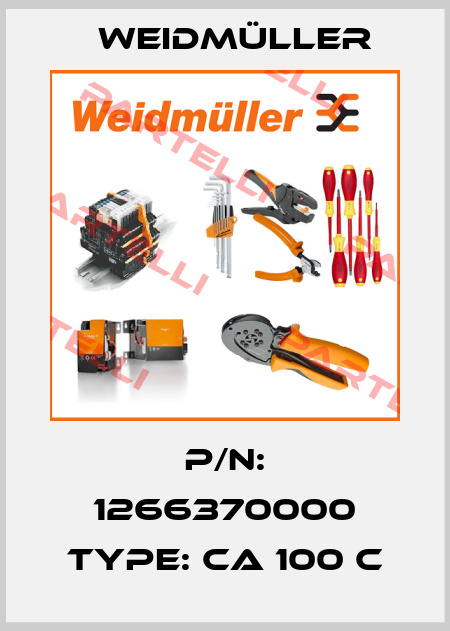 P/N: 1266370000 Type: CA 100 C Weidmüller