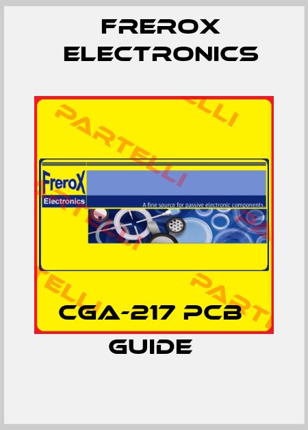 CGA-217 PCB  GUIDE  Frerox Electronics