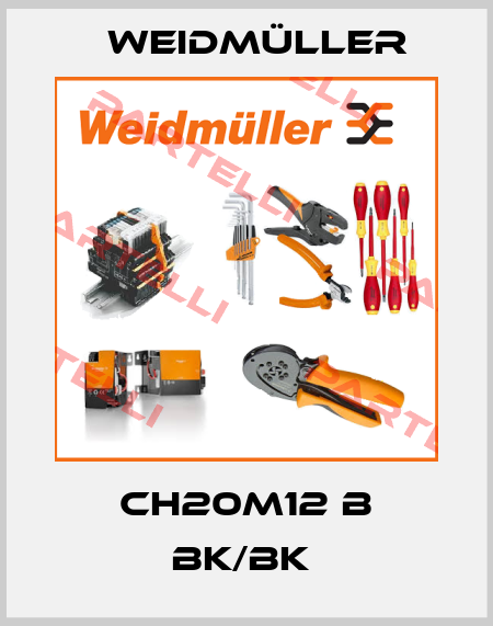 CH20M12 B BK/BK  Weidmüller