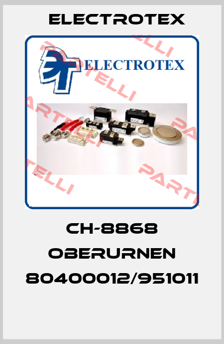 CH-8868 OBERURNEN 80400012/951011  Electrotex