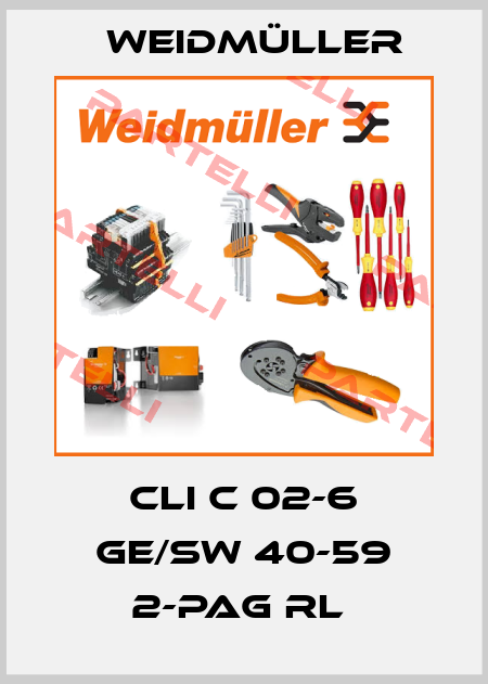 CLI C 02-6 GE/SW 40-59 2-PAG RL  Weidmüller