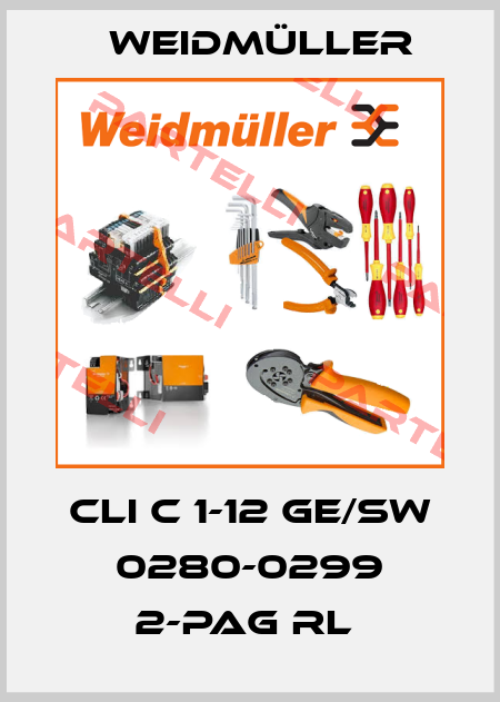 CLI C 1-12 GE/SW 0280-0299 2-PAG RL  Weidmüller