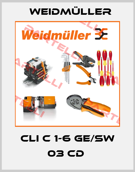 CLI C 1-6 GE/SW 03 CD  Weidmüller