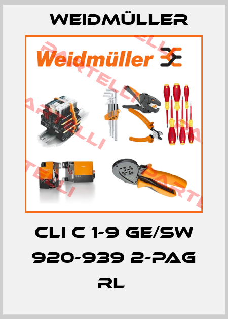 CLI C 1-9 GE/SW 920-939 2-PAG RL  Weidmüller