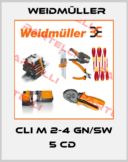 CLI M 2-4 GN/SW 5 CD  Weidmüller