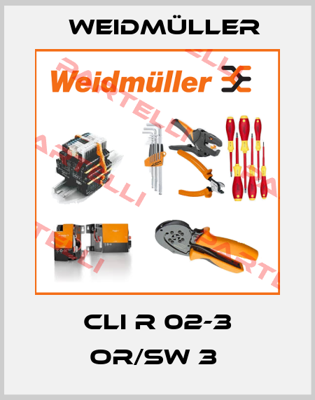 CLI R 02-3 OR/SW 3  Weidmüller