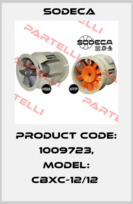 Product Code: 1009723, Model: CBXC-12/12  Sodeca