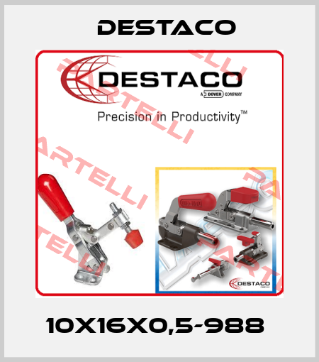 10X16X0,5-988  Destaco