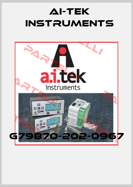 G79870-202-0967  AI-Tek Instruments