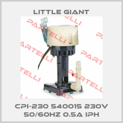 CPI-230 540015 230V 50/60HZ 0.5A IPH Little Giant