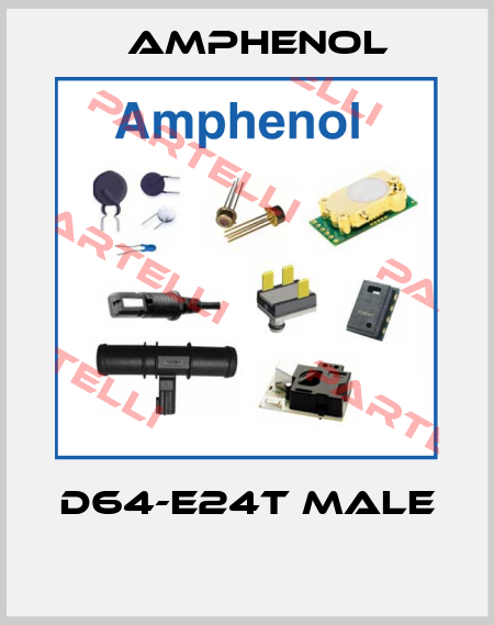 D64-E24T MALE  Amphenol