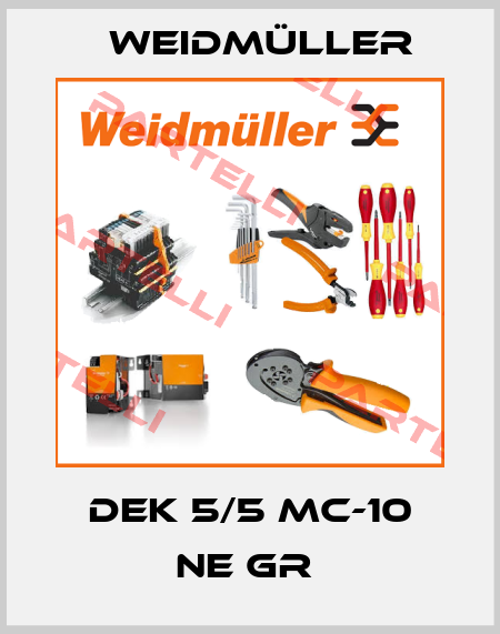 DEK 5/5 MC-10 NE GR  Weidmüller