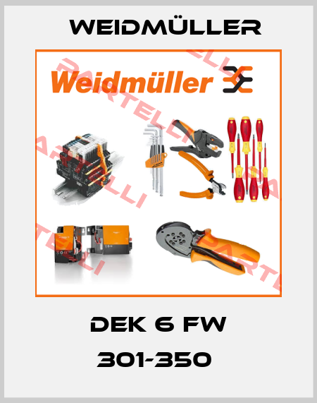 DEK 6 FW 301-350  Weidmüller