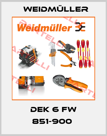 DEK 6 FW 851-900  Weidmüller