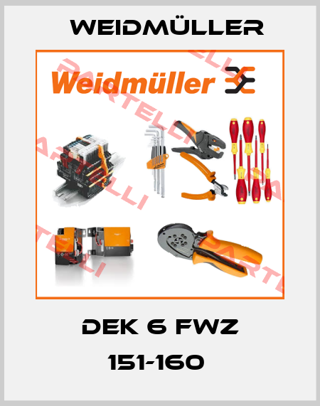 DEK 6 FWZ 151-160  Weidmüller