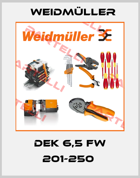 DEK 6,5 FW 201-250  Weidmüller