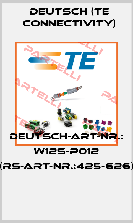 Deutsch-Art-Nr.: W12S-P012 (RS-Art-Nr.:425-626)  Deutsch (TE Connectivity)