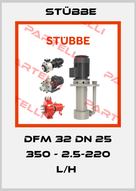 DFM 32 DN 25 350 - 2.5-220 L/H  Stübbe
