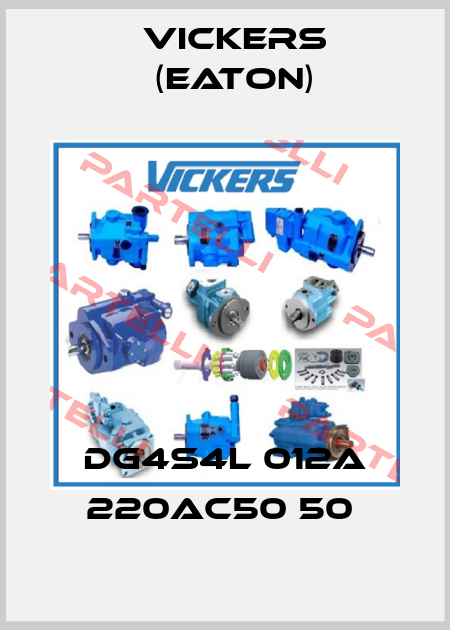 DG4S4L 012A 220AC50 50  Vickers (Eaton)
