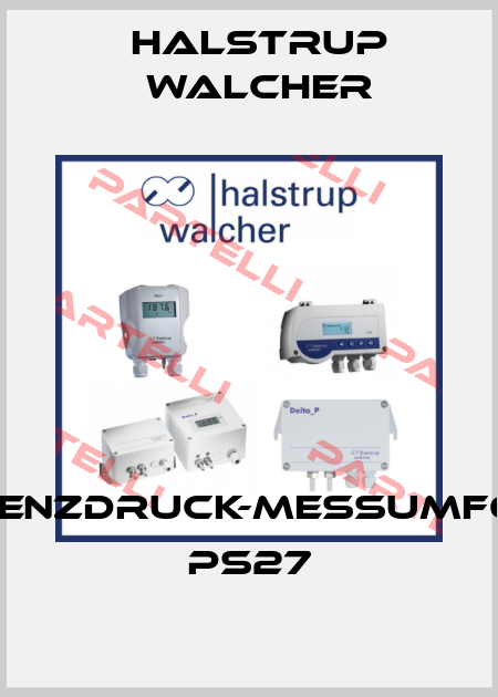 DIFFERENZDRUCK-MESSUMFORMER PS27 Halstrup Walcher