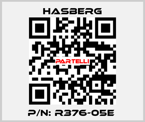 P/N: R376-05E  Hasberg