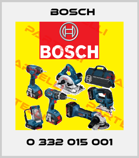 0 332 015 001 Bosch