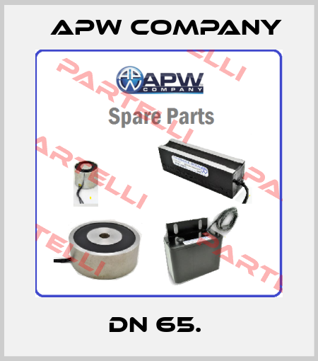 DN 65.  Apw Company