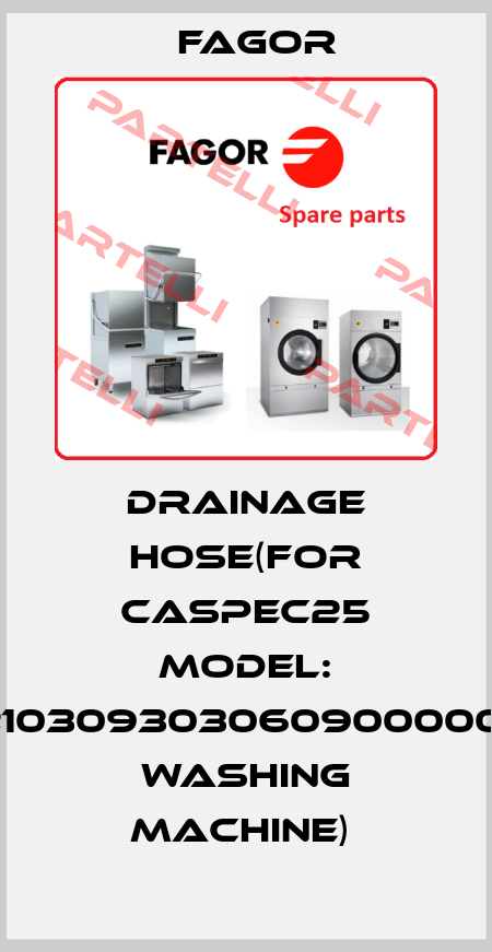 DRAINAGE HOSE(FOR CASPEC25 MODEL: 12103093030609000002 WASHING MACHINE)  Fagor