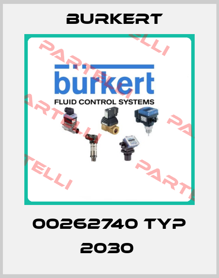00262740 TYP 2030  Burkert